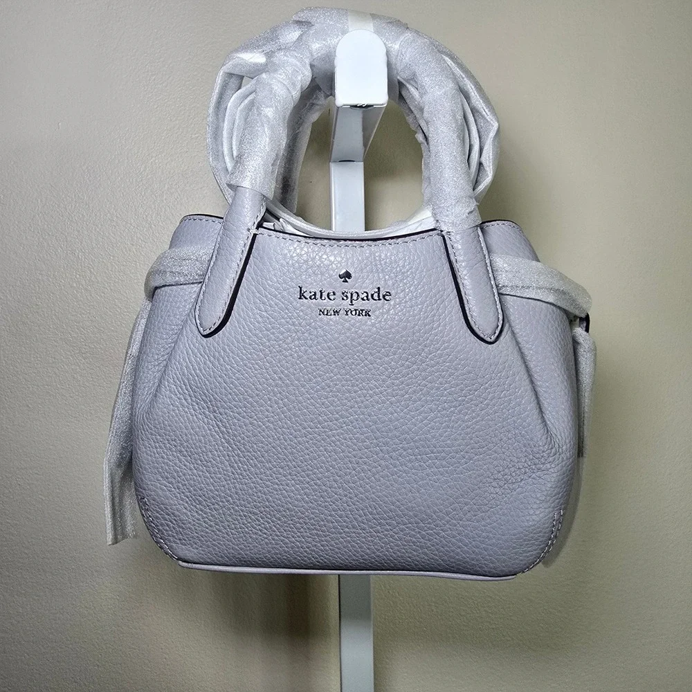 Kate Spade New York Dumplin Mini Satchel Pebble Leather‎ Mountain Grey KI859